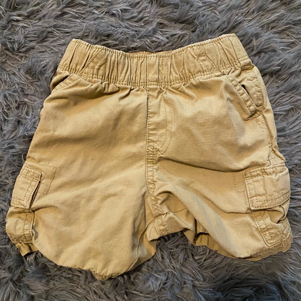 Place Kids Beige Cargo Shorts